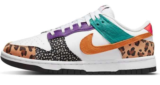 Women's Nike Dunk Low SE 'Safari Mix' DN3866-100 | Savanna Sketch