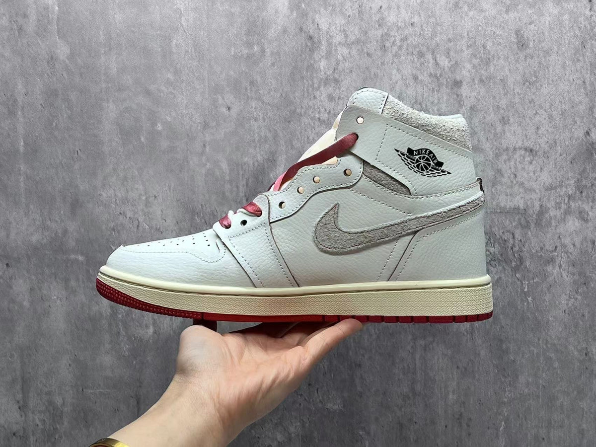 Air Jordan 1 Retro Cinnabar-Red Leather | Vermilion Verse