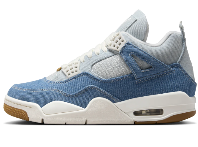 Women's Air Jordan 4 TEX 'Denim' IB6716-100 | Washed Indigo