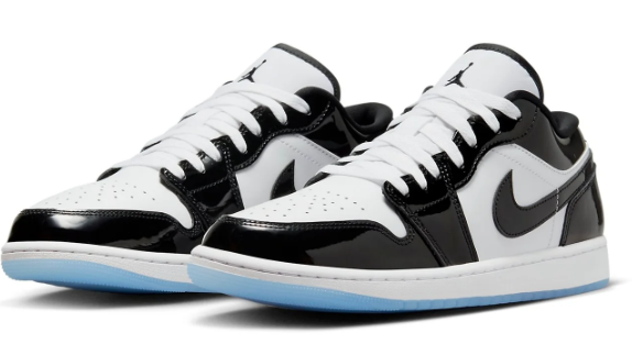 Air Jordan 1 Low SE Black White Concord | Contrast Theory