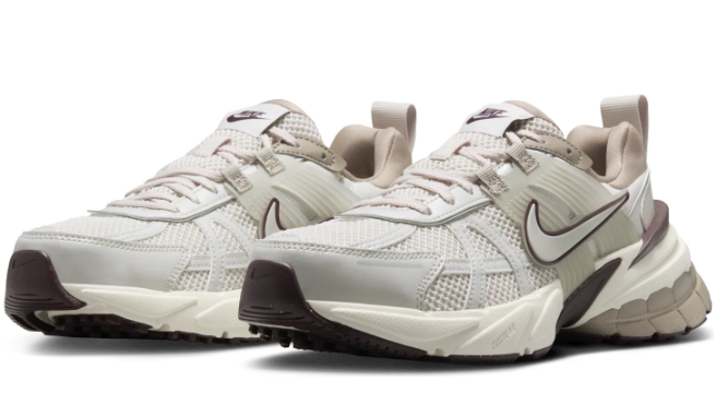 Women's Nike V2K Run 'Light Greenish Brown Khaki Earth Light Bone' FD0736-103 | Field Notebook