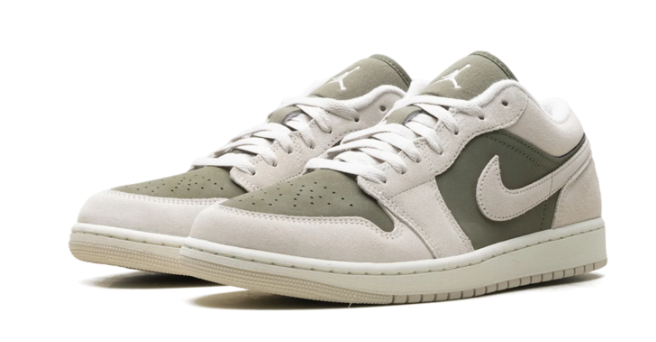Air Jordan 1 Low SE Medium Olive Sail | Olive Almanac
