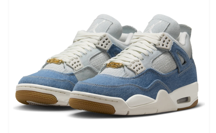 Women's Air Jordan 4 TEX 'Denim' IB6716-100 | Washed Indigo
