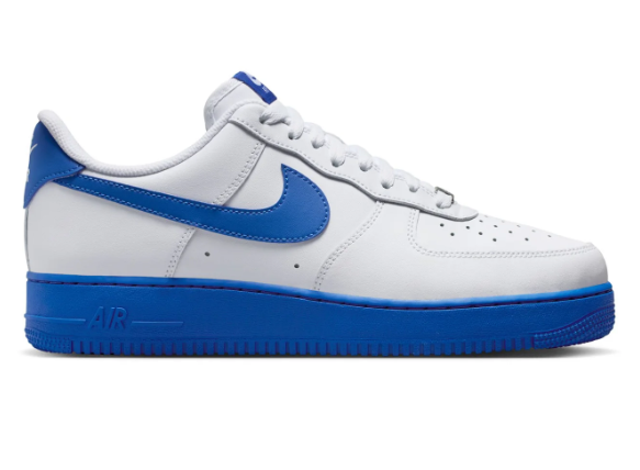 Nike Air Force 1 Low '07 White / Game Royal Men's | Blue Line Sunday