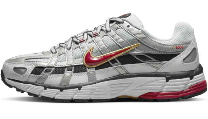 Women's Nike P-6000 CNPT 'Metallic Silver Red' BV1021-101 | Mercury Ember