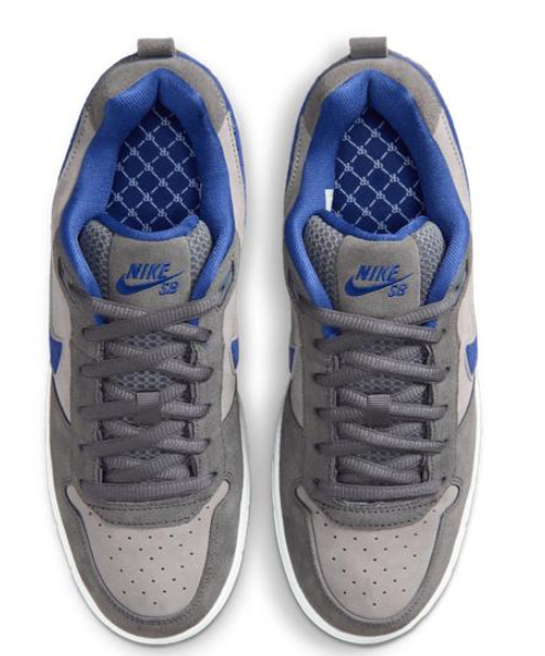 Nike SB Paul Rodriguez P-Rod Zoom Air Low Flint Grey/Deep Royal Blue | Overcast Royal