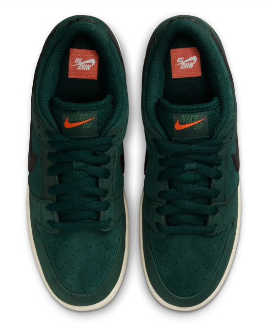 Nike SB Dunk Low Orange Label 'Deep Fir' | Evergreen Pause