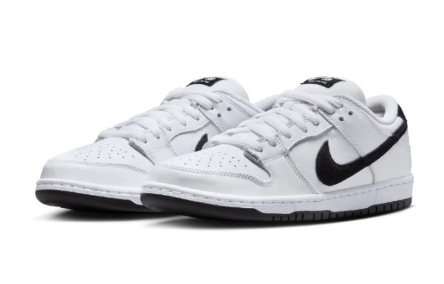 Nike SB Dunk Low Pro 'White/Black/White' | Graphic Equilibrium
