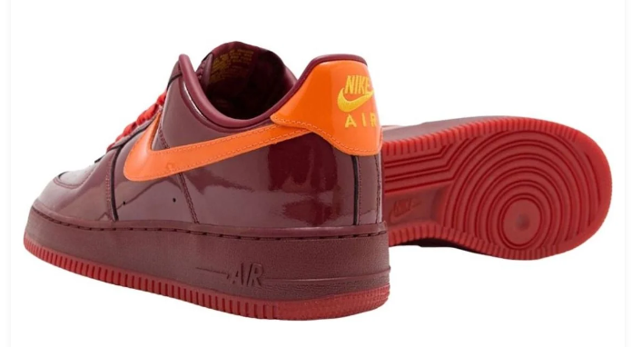 Nike Air Force 1 Low Red Patent | Rouge Rendezvous