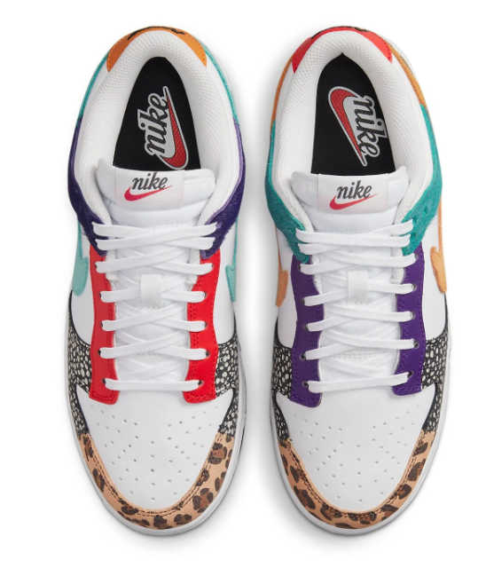 Women's Nike Dunk Low SE 'Safari Mix' DN3866-100 | Savanna Sketch