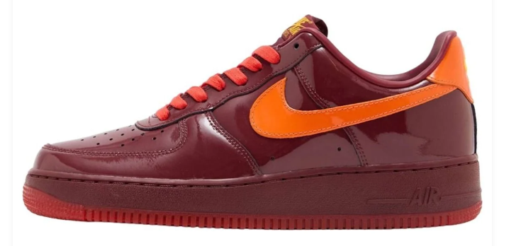 Nike Air Force 1 Low Red Patent | Rouge Rendezvous