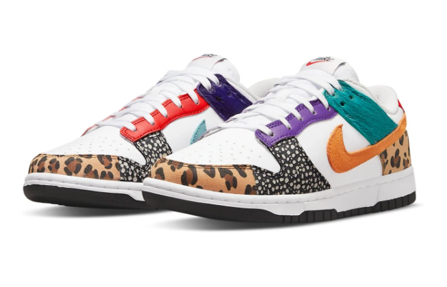 Women's Nike Dunk Low SE 'Safari Mix' DN3866-100 | Savanna Sketch