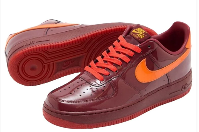 Nike Air Force 1 Low Red Patent | Rouge Rendezvous