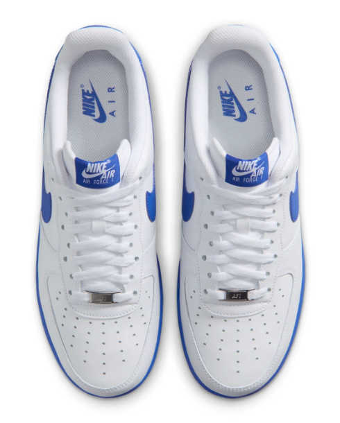 Nike Air Force 1 Low '07 White / Game Royal Men's | Blue Line Sunday