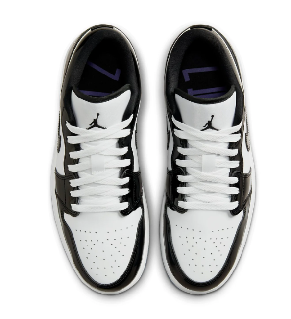 Air Jordan 1 Low SE Black White Concord | Contrast Theory